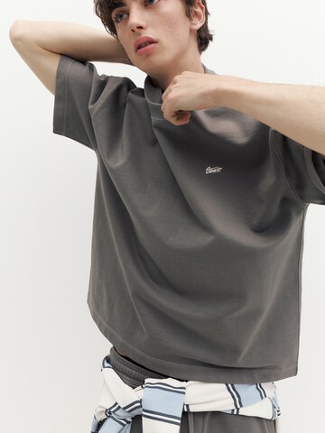 Pull&Bear Shirt 'STWD' in Grijs