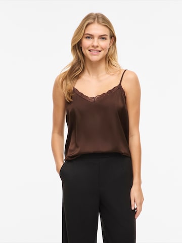 VILA Top 'VIENNA RAVENNA' in Brown: front