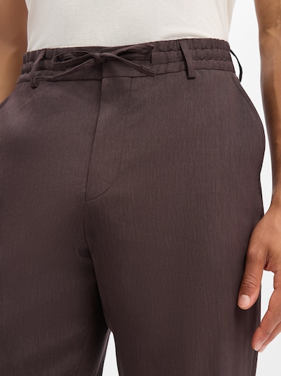 BOSS Trousers with creases ' P-Perin ' in 25 in Brown, Item view