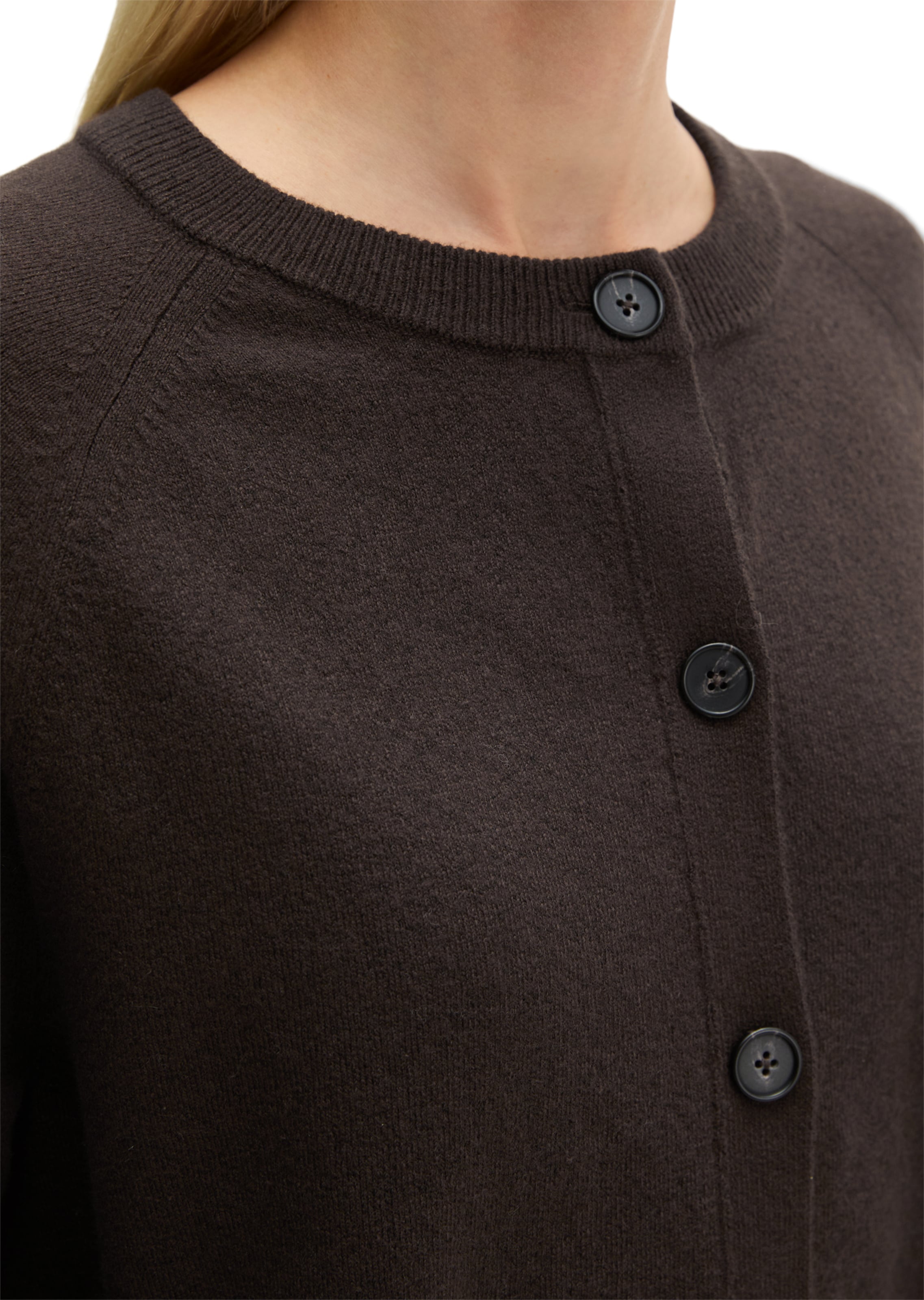 Marc O'Polo Gebreid vest in Bruin