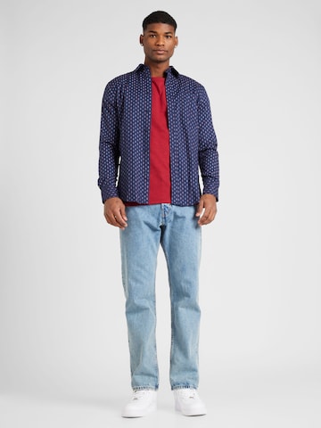 ESPRIT Regular fit Button Up Shirt in Blue