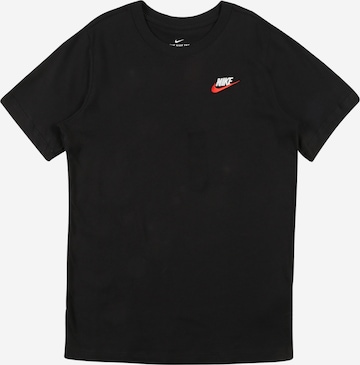 Nike Sportswear T-Shirt 'FUTURA' in Schwarz: predná strana