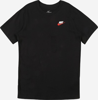 Nike Sportswear T-Krekls 'FUTURA', krāsa - sarkans / melns / balts, Preces skats