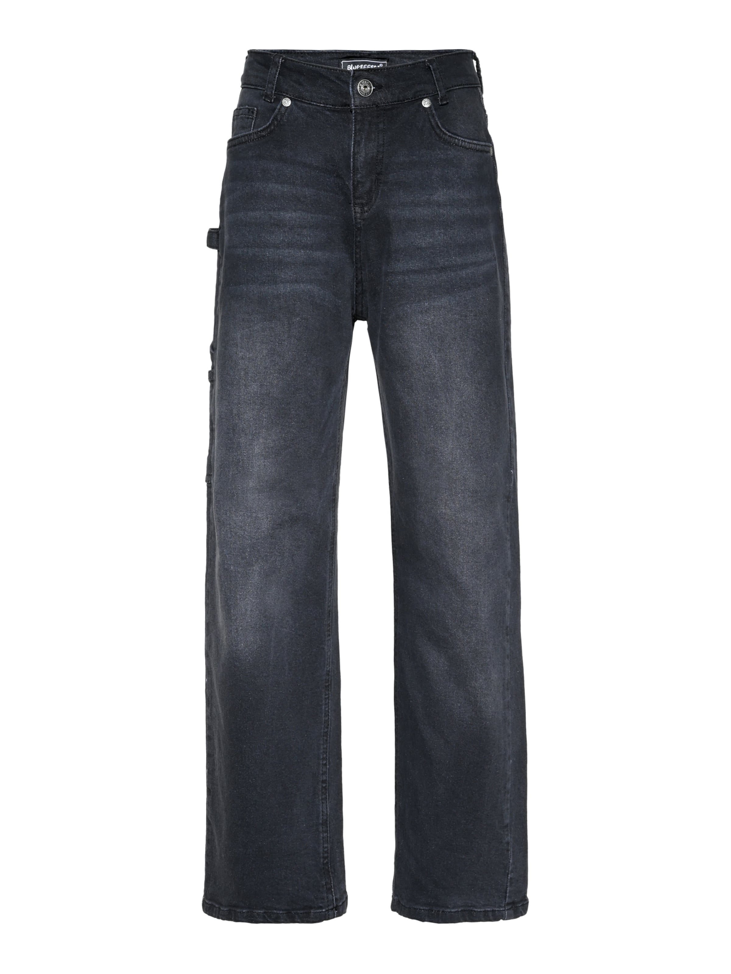 BLUE EFFECT tavaline Teksapüksid, värv must: eest vaates