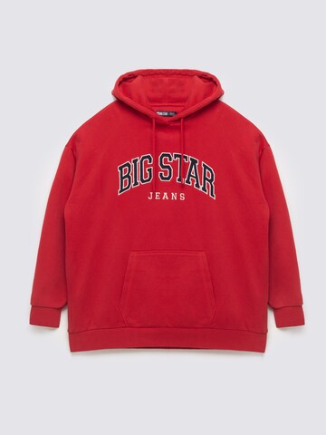 BIG STAR Sweatshirt 'Rubialissa' in Red