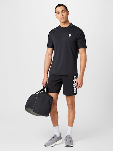 ADIDAS SPORTSWEAR Regular Workout Pants 'Aeroready Essentials Chelsea Linear Logo' in Black