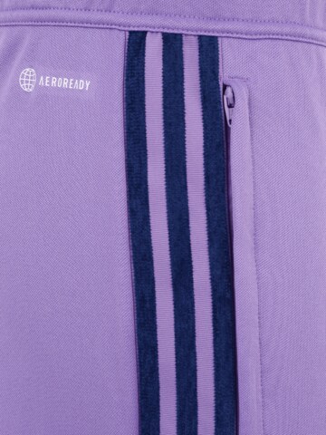Coupe slim Pantalon de sport 'Tiro' ADIDAS SPORTSWEAR en violet