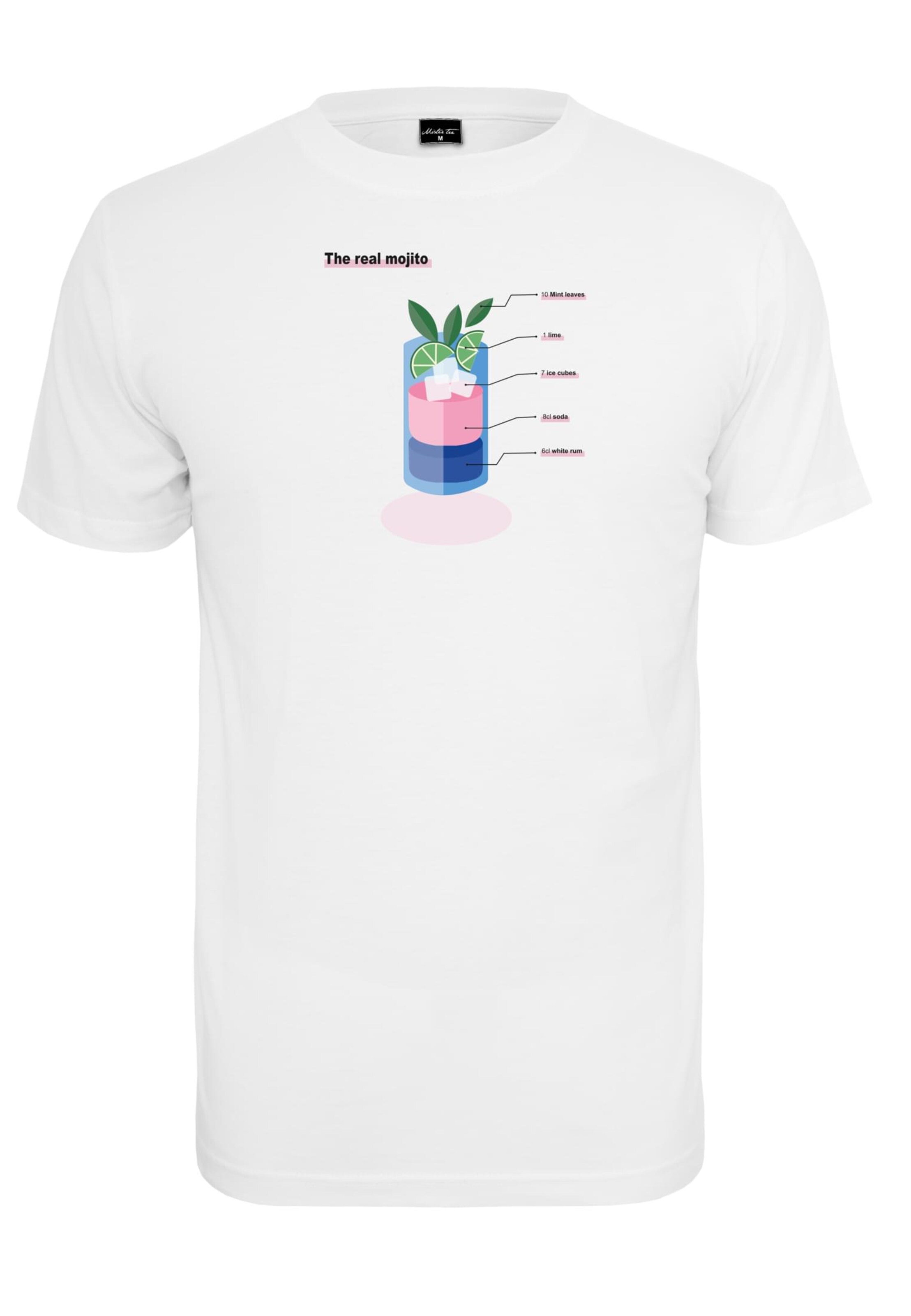 Mister Tee Shirt in White: front