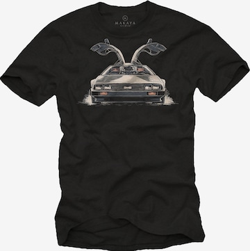 MAKAYA Shirt 'BTF Flügeltürer' in Black: front