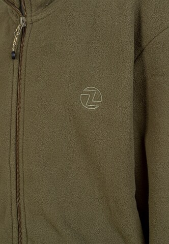 ZigZag Fleece jas 'Zap' in Groen