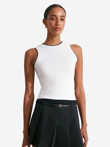 Dilvin Blouse 'Blusen' in Wit: voorkant