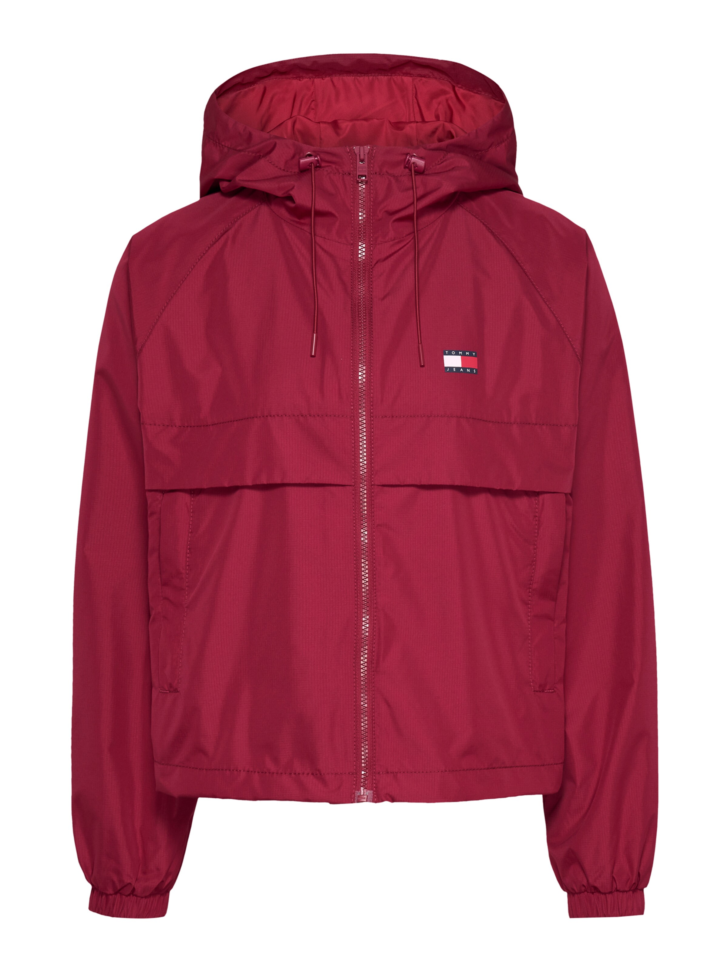 Veste mi-saison 'ESSENTIAL' Tommy Jeans en rouge : devant