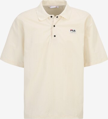 FILA - Camisa 'Twist' em branco: frente