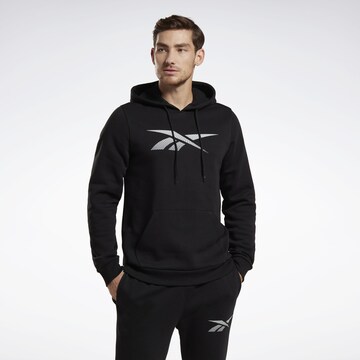 Reebok - Sweatshirt de desporto em preto: frente