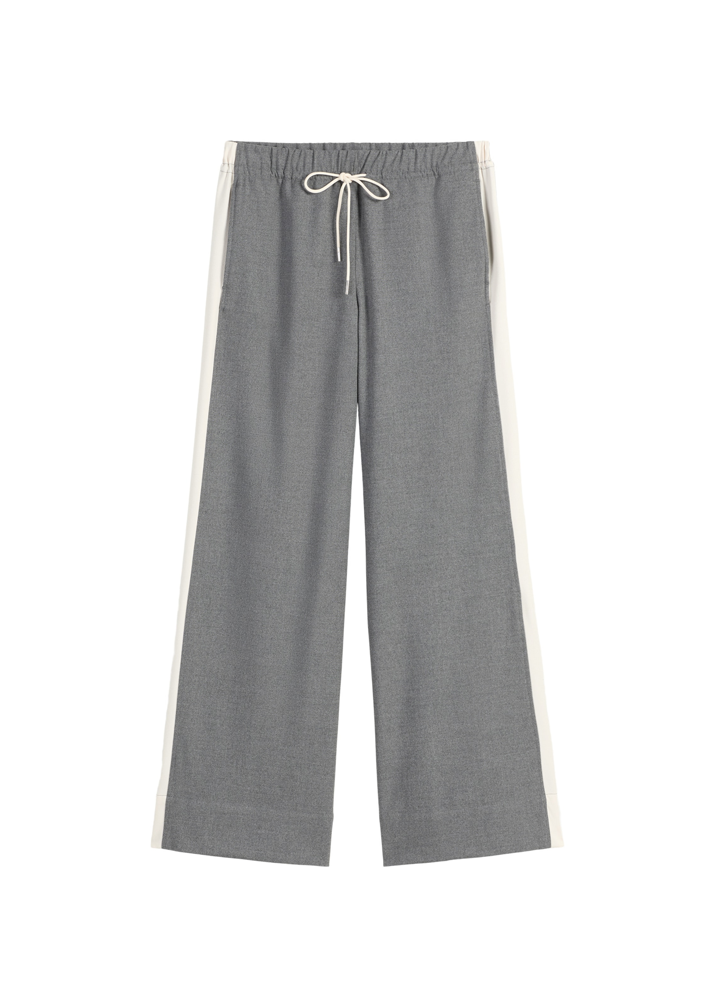 Marc O'Polo Loosefit Broek in Grijs: voorkant