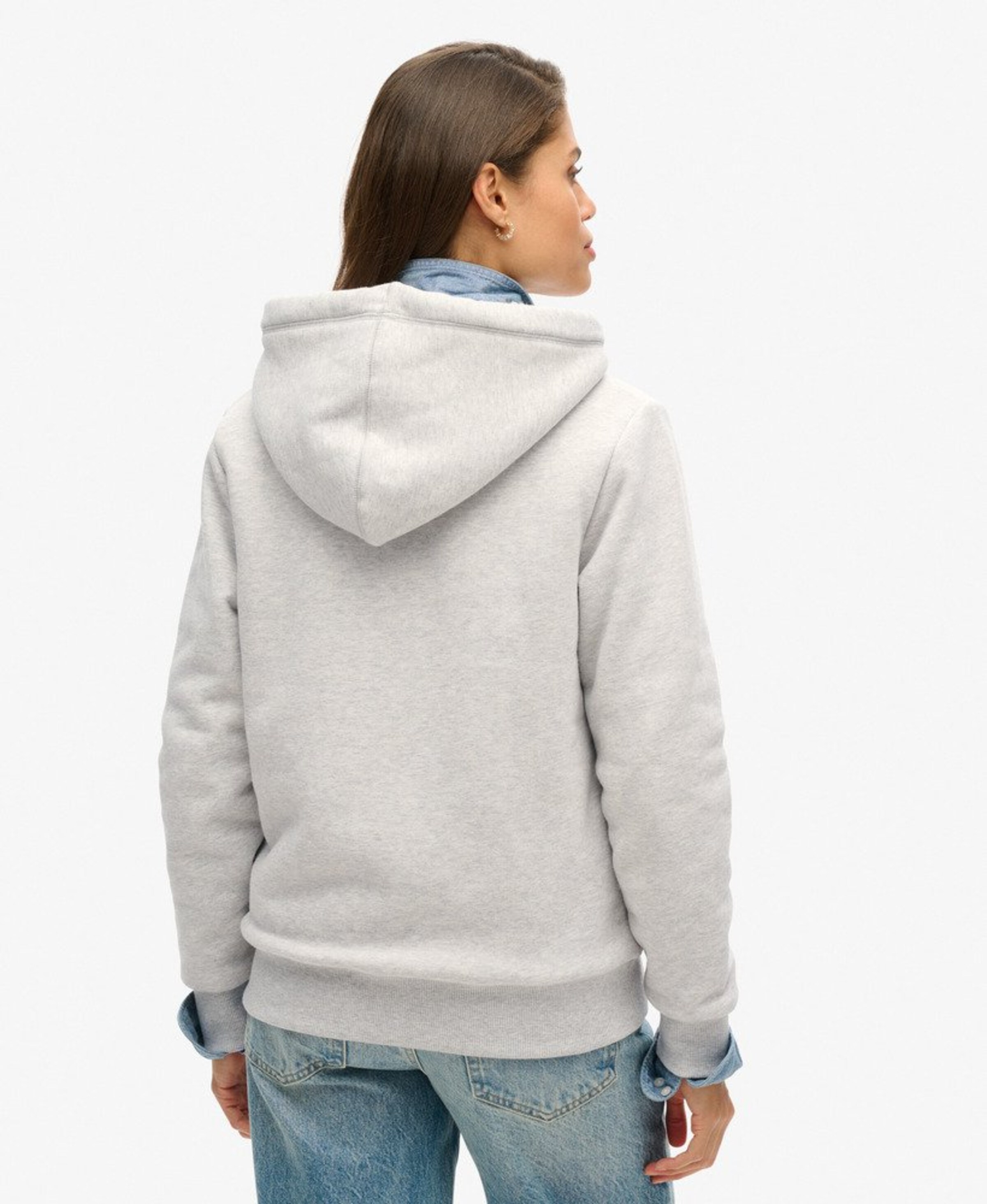 Superdry Sweatjacke in Grau