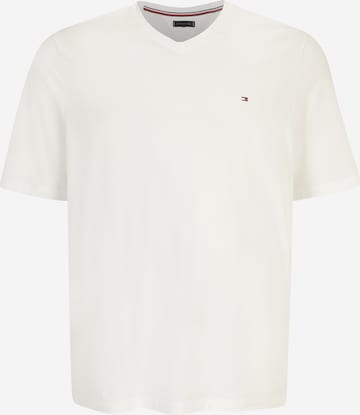 T-Shirt Tommy Hilfiger Big & Tall en blanc : devant