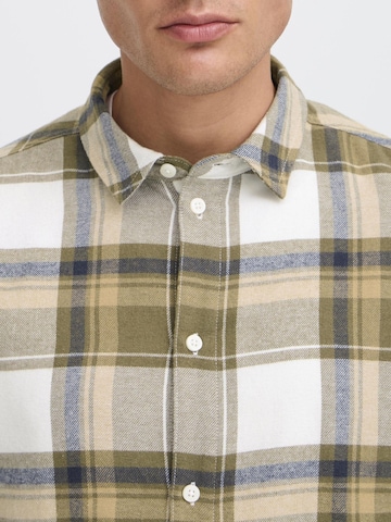 !Solid Comfort fit Button Up Shirt 'CHRIS' in Green