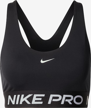 Bustieră Sutien sport 'PRO' de la NIKE pe negru: față