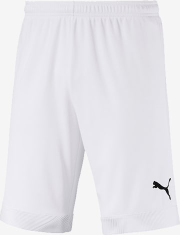 PUMA Workout Pants 'Cup' in White: front