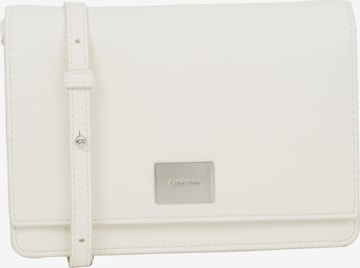 Calvin Klein - Mala de ombro em bege: frente