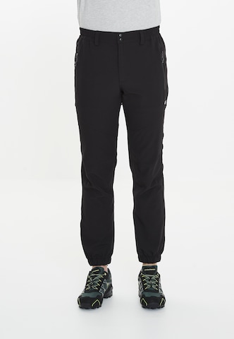 Whistler Regular Outdoor Pants 'ALON M ACTIV STRETCH' in Black: front