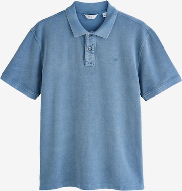 Next T-shirt i blå: framsida