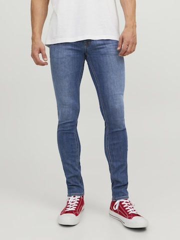 JACK & JONES Skinny Jeans 'Liam' i blå: framsida