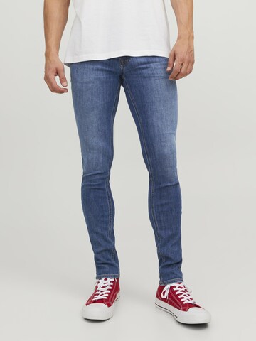 JACK & JONES Skinny Jeans 'Liam' in Blauw: voorkant