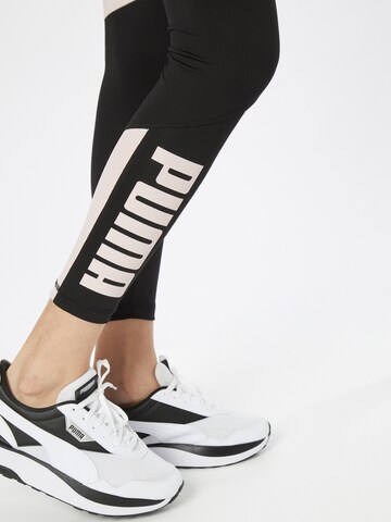 PUMA Skinny Sportsbukse i svart