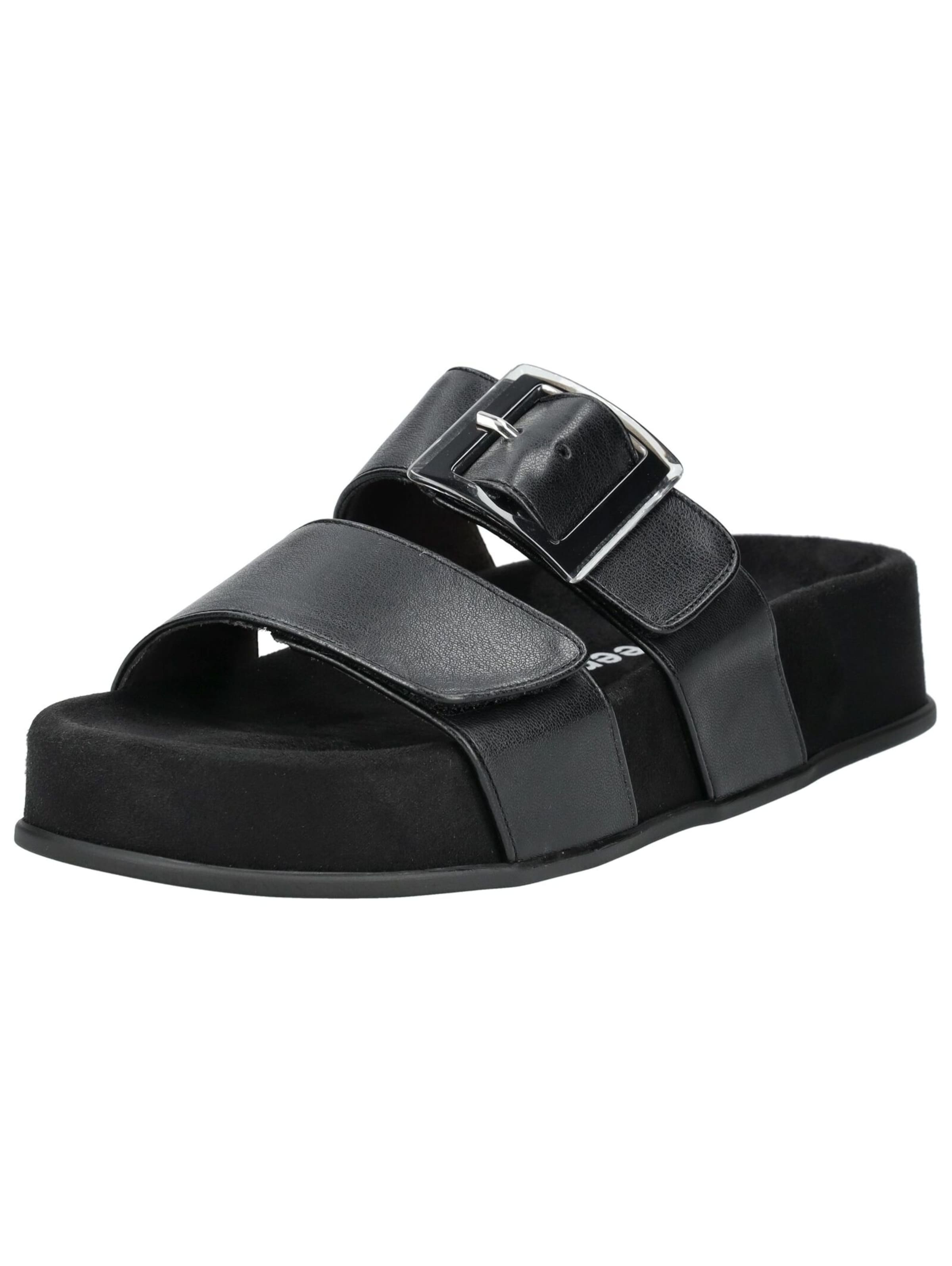 Zoccoletto di Paul Green in nero: frontale