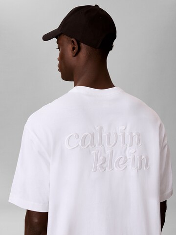 T-Shirt Calvin Klein Jeans en blanc