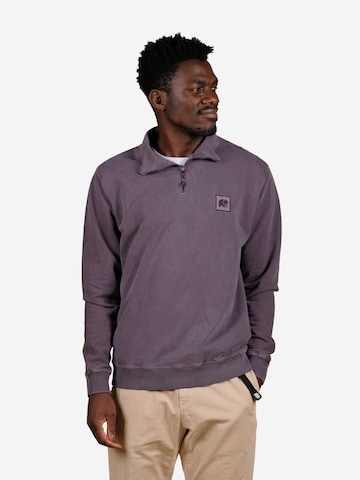 Trendsplant Sweatshirt ' SAUCE LOOPBACK ' in Lila