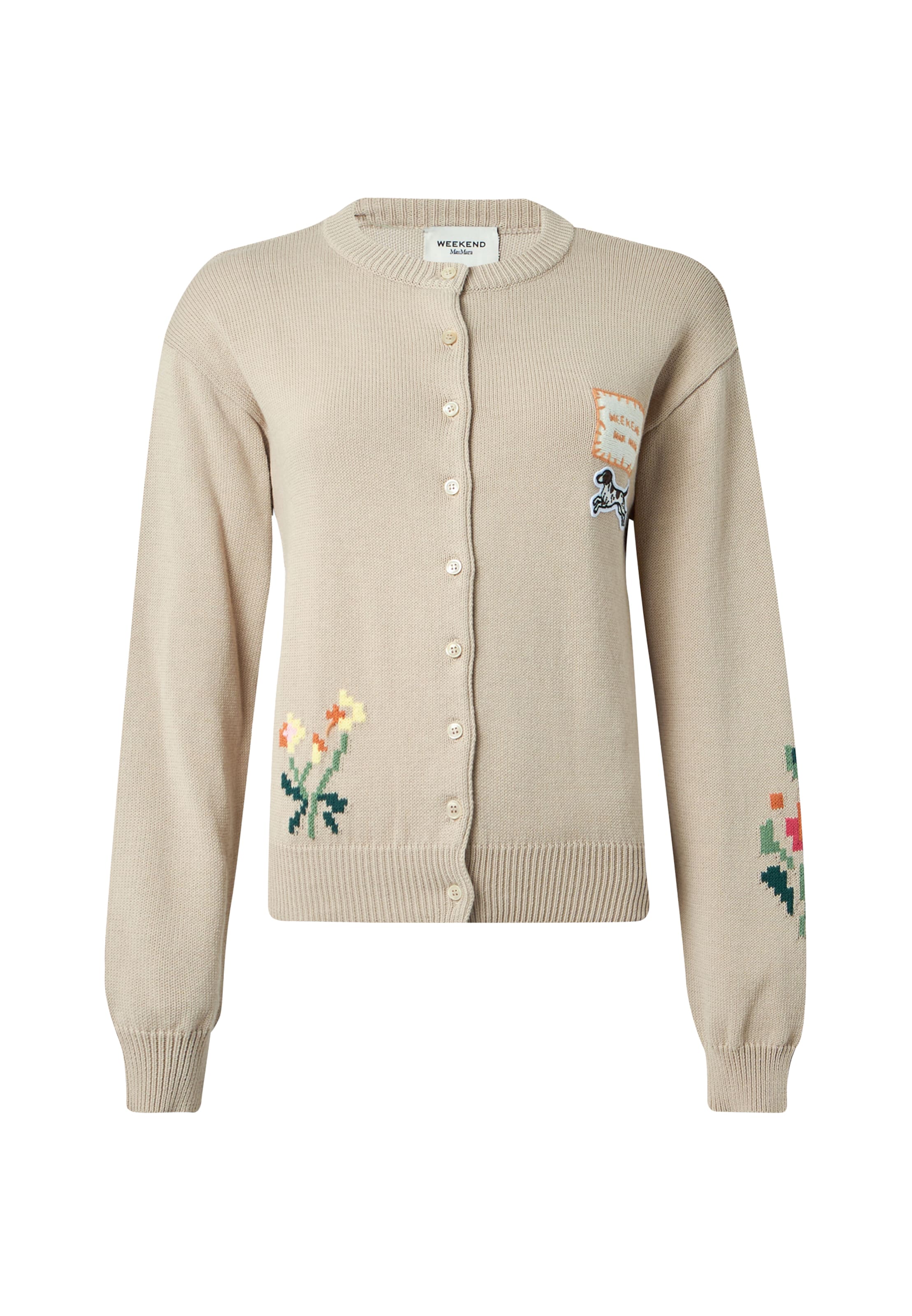 Weekend Max Mara Strickjacke 'TEIERA' in Beige: Vorderseite