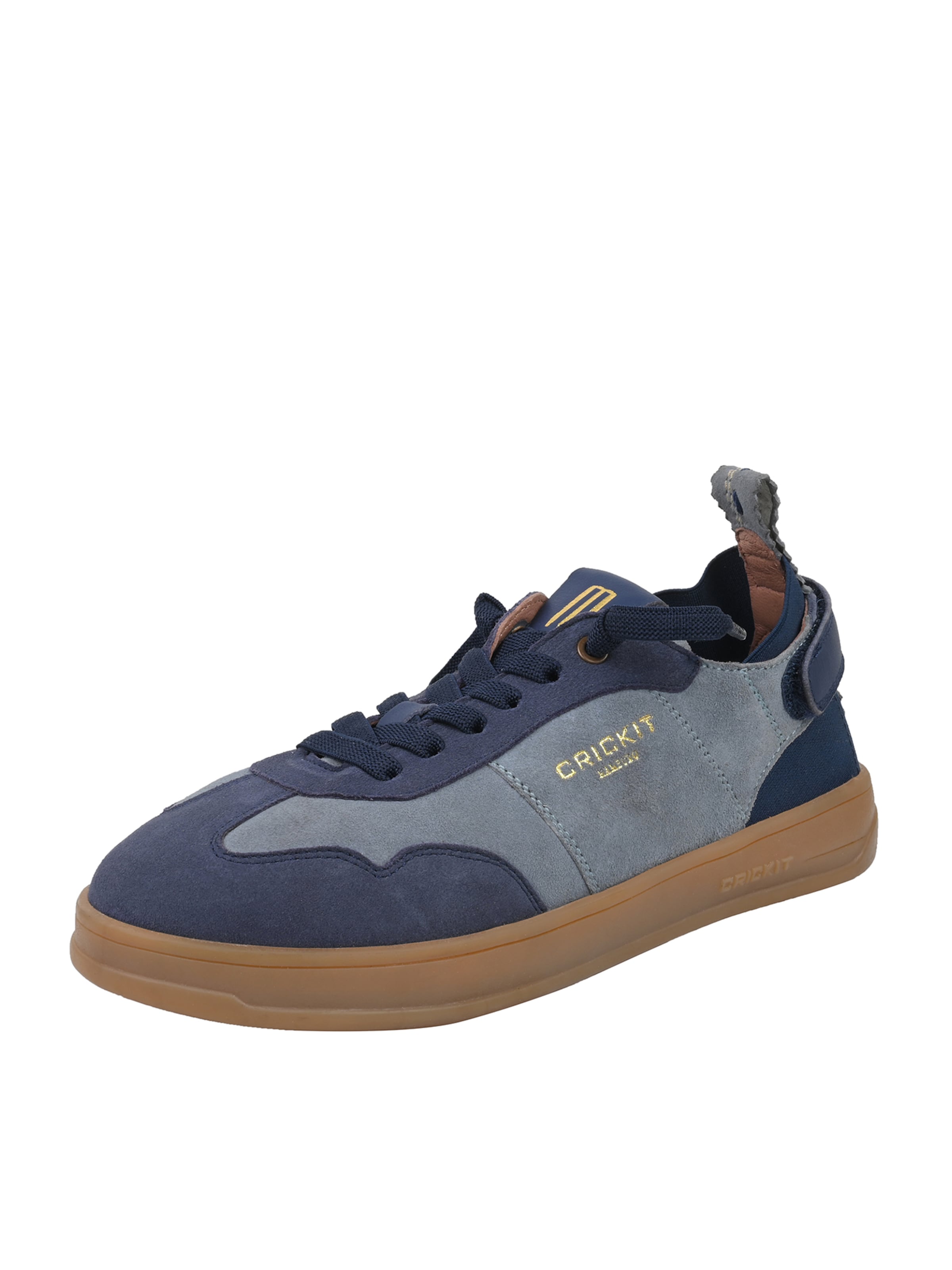 Baskets basses ' SIMONA ' Crickit en bleu : devant