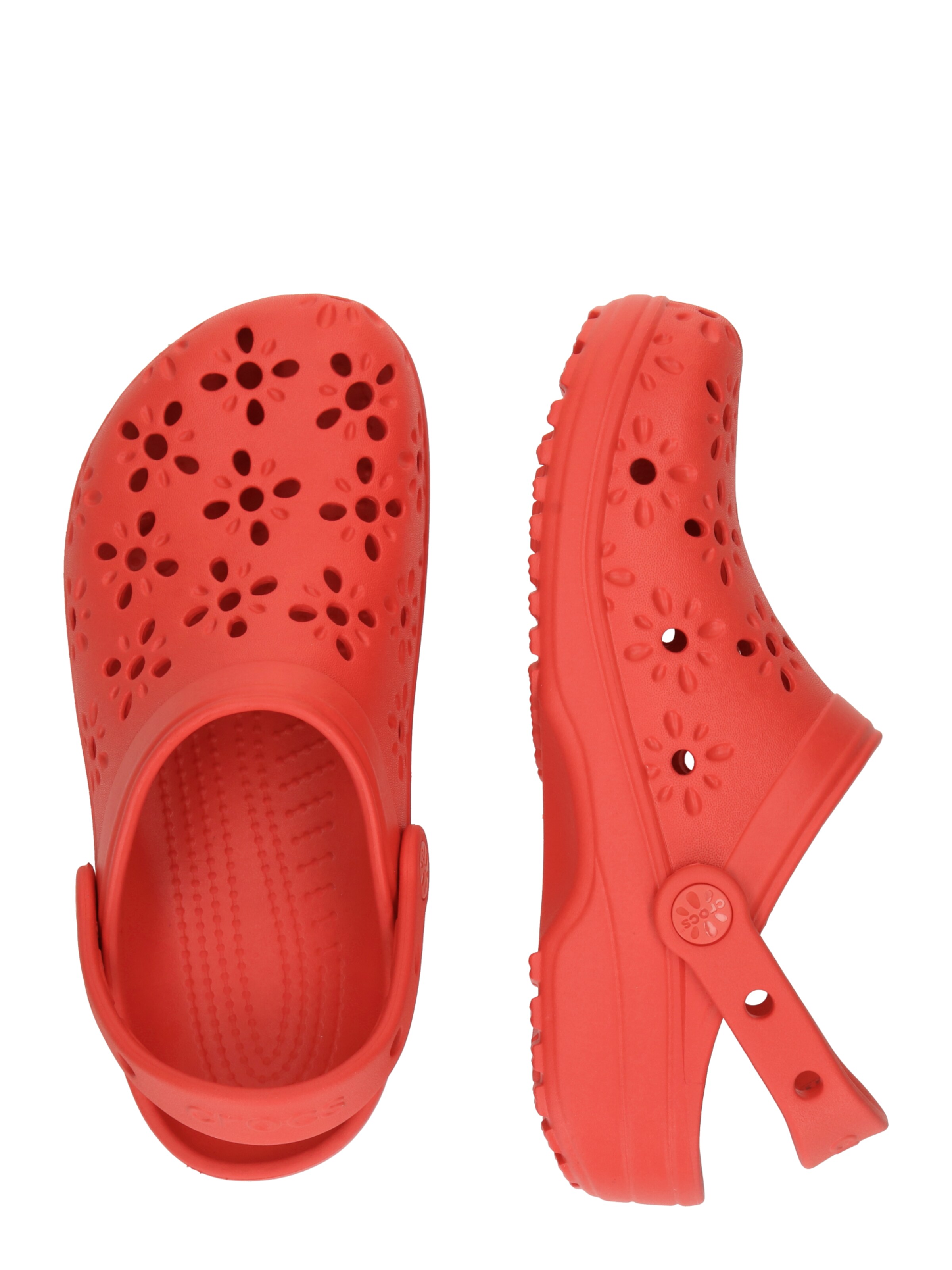 Pantofi deschiși 'Classic' de la Crocs pe roșu