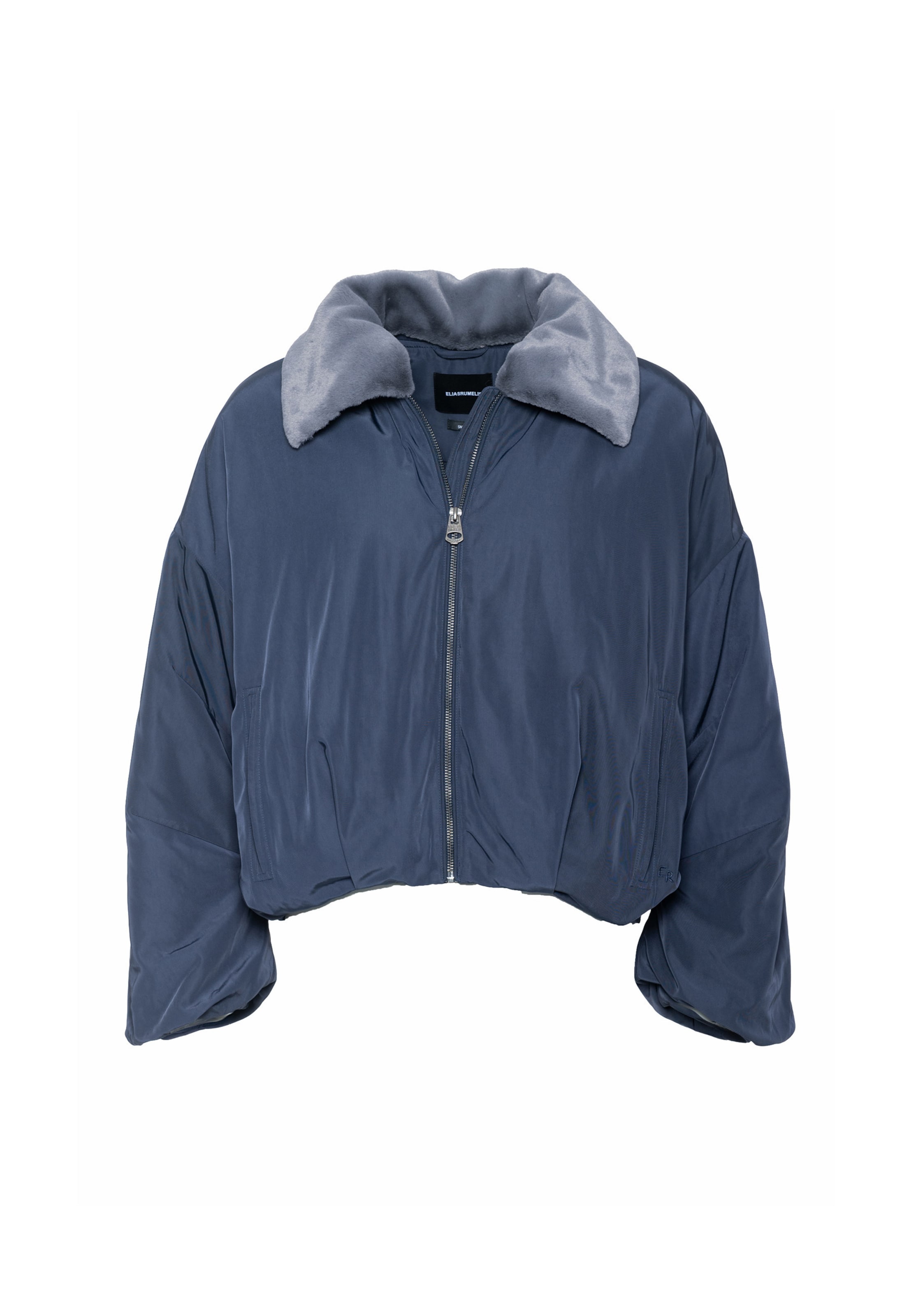 Elias Rumelis Between-Season Jacket 'Duddi' in Blue: front