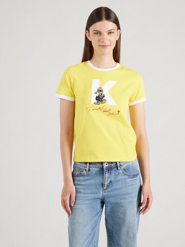 Karl Lagerfeld Футболка в Желтый: спереди