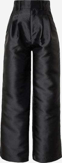 Warehouse Pantalon à plis en noir, Vue avec produit