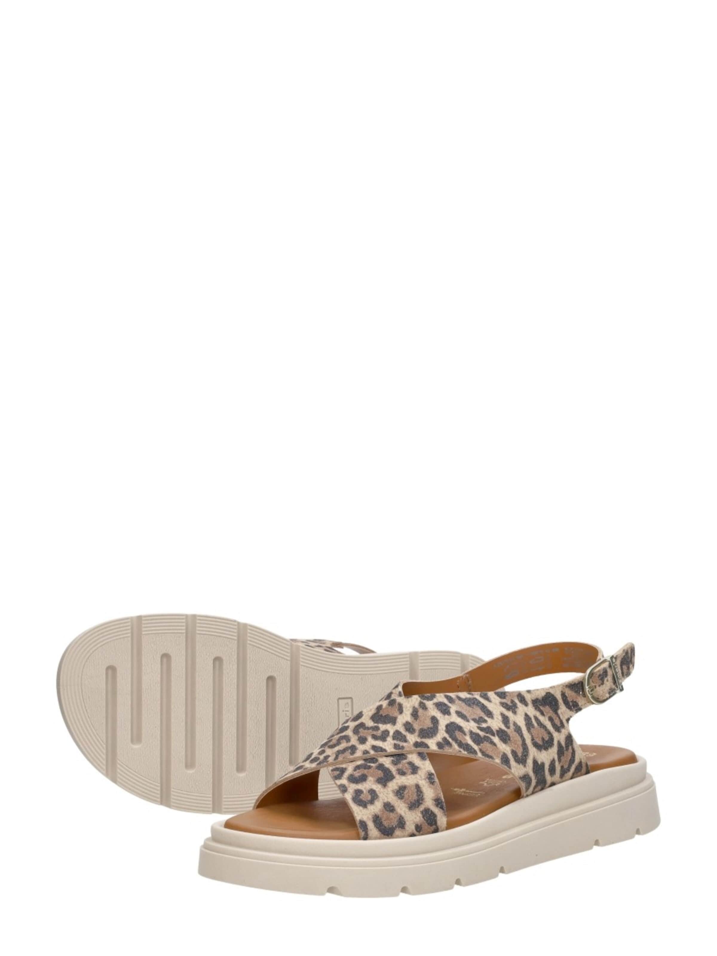 Sandales 'Sandalen Plat' Tamaris en beige