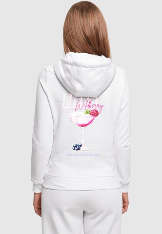 Merchcode Sweatshirt 'Lillet' in Weiß: Vorderseite