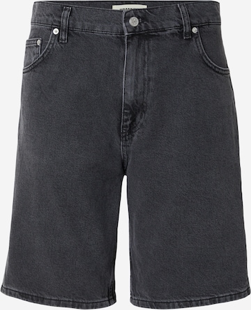 WoodbirdWide Leg/ Široke nogavice Traperice - siva boja: prednji dio