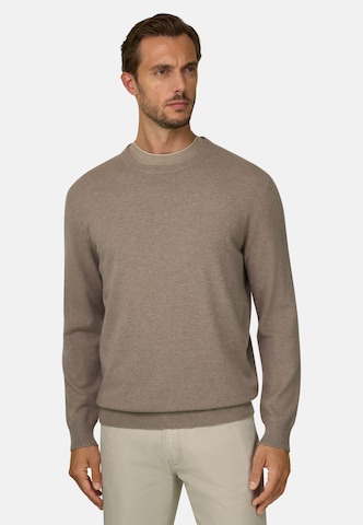 Boggi Milano Sweater in Brown: front