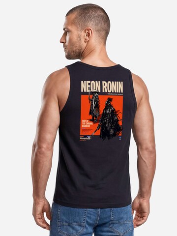 Neverless Shirt 'Neon Ronin' in Black