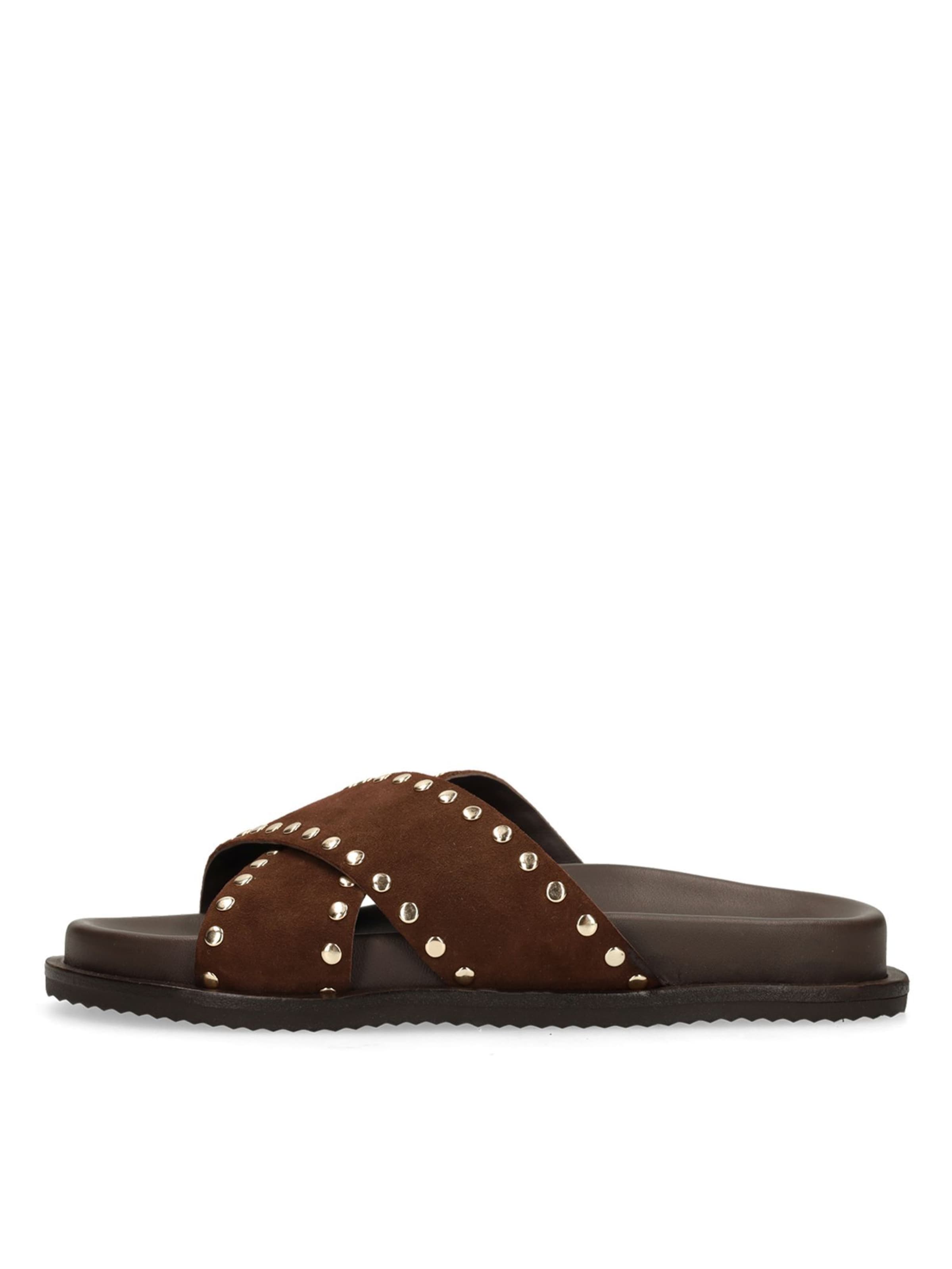SACHA Mules in Brown