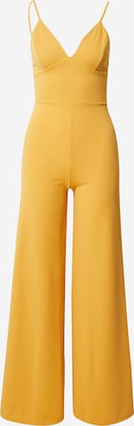 WAL G. Jumpsuit 'TONY' in Yellow: front