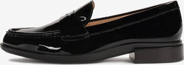 Kazar Classic Flats in Black: front