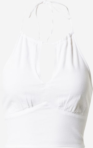 HOLLISTER Top in Wit: voorkant