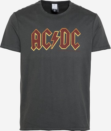 AMPLIFIED Regular fit T-shirt 'ACDC' i grå: framsida