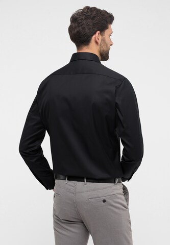 ETERNA Regular fit Zakelijk overhemd in Zwart